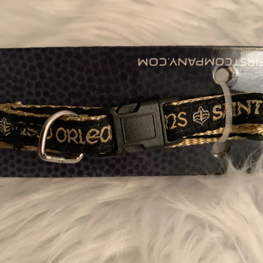 New NFL New Orleans Saints cat dog small pet collar